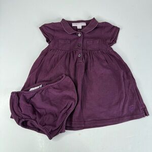 Burberry Children Purple Dress Size 6m